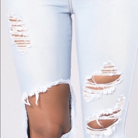 Beach Bum Jeans- Light Blue - Picture 3 of 6